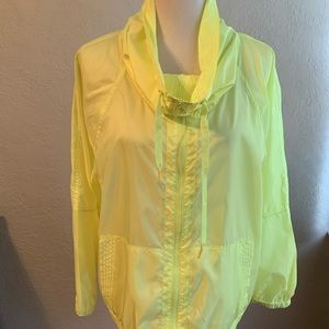 DKNY Jeans Neon yellow runners windbreaker